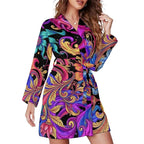 MUNSIEUR Long Sleeve Robe - Luxury Loungewear for Women