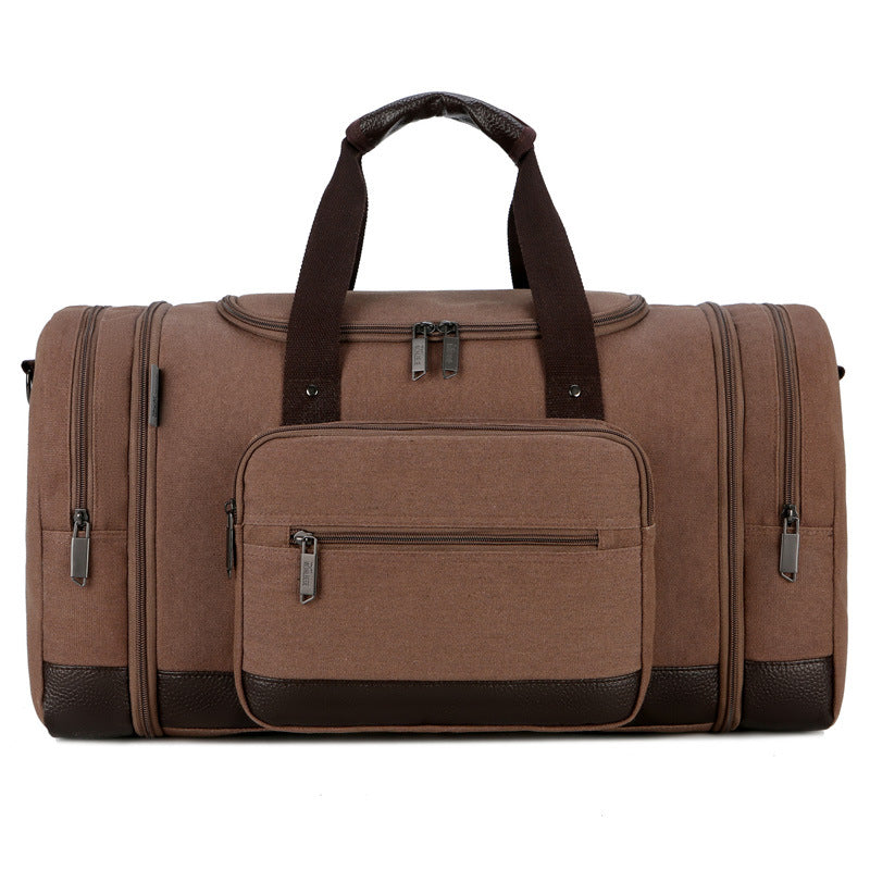 Men's Large Capacity Canvas Luggage Sports Gym Bag