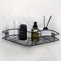 1pc Wall Mounted Bathroom Shelf, Shower Caddy Rack, No Punching