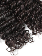 BeuMax 10A Grade 3/4 Deep Wave Bundles with 4x4 Closure Brazilian Hair