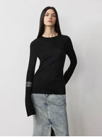 Lyocell wool stretch comfortable breathable fit minimalist solid color