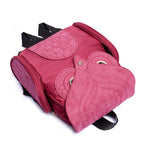 High Quality Cartoon Stitching Owl Shape Backpack