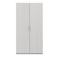 Suite Style Modular Extra Wide Wardrobe With Drawers - White