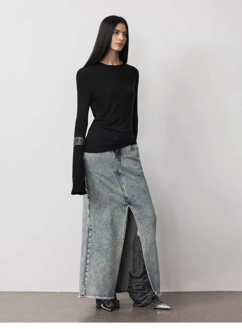 Lyocell wool stretch comfortable breathable fit minimalist solid color