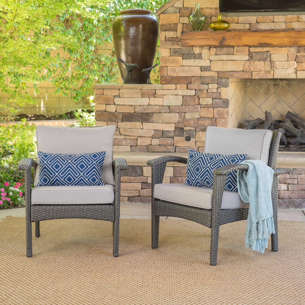 Honolulu Grey Club Chair Set of 2