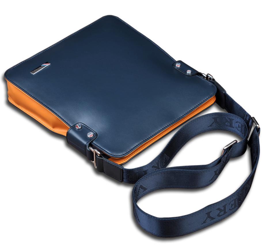 Men's High Quality PU leather Leisure Messenger Bag