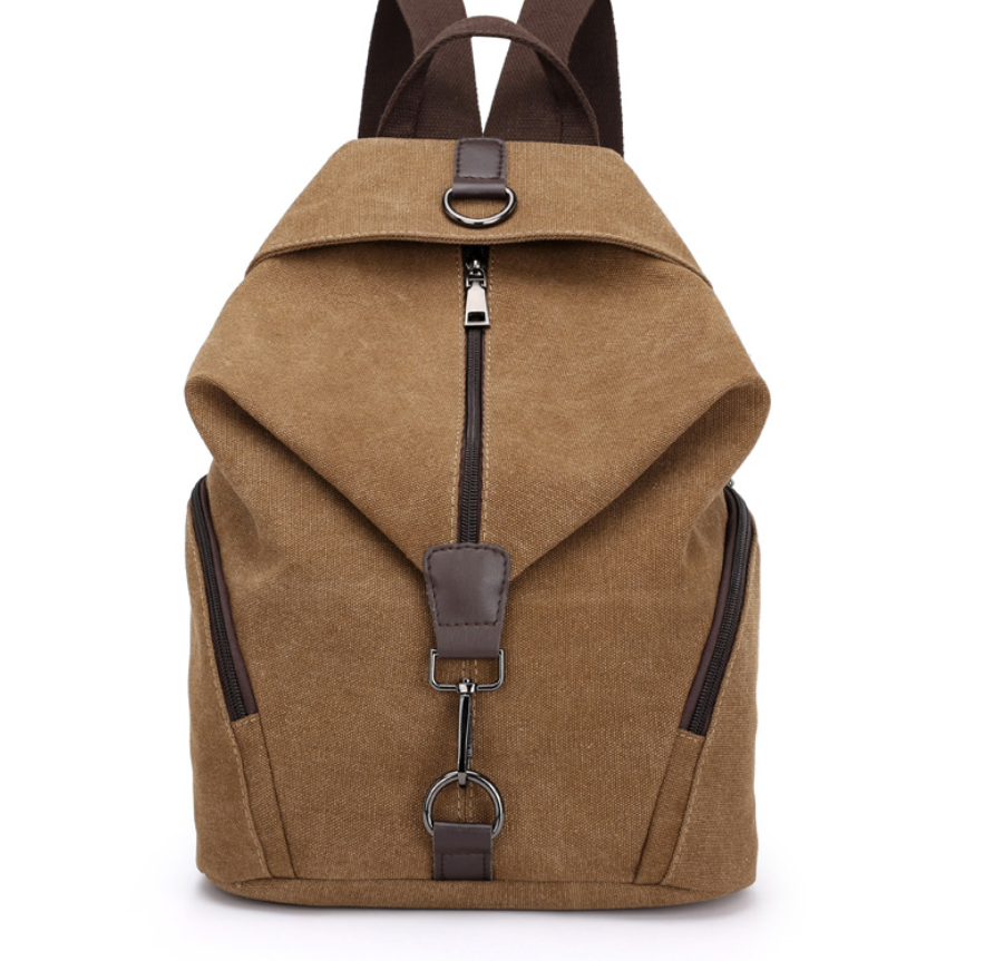 Canvas Fashion Retro Casual College Style Backpack