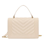 Fashion Simple Striped Shoulder Messenger Bag
