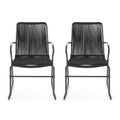 Moonstone Outdoor Club Chair Set with Rope Weave Design