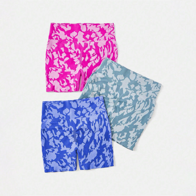 Women's Fashion dye Pattern Tight Yoga Bottoms For Women