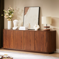 wave pattern sideboard storage cabinet