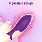 Fish Scale Finger Suit Silicone 10 Frequency Vibration Finger Shake