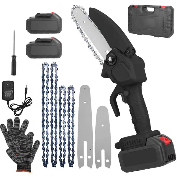 Electric Mini Chainsaw Portable Handheld Cordless Small Chain Saw
