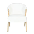 Modern Accent Chair with Polyester Upholstery and Minimalist Lounge Design