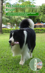 DOG Chew Toys For Teeth Cleaning,Pet Sausage Chew Brush,Pet Chew &