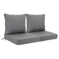 24x24 Inch Outdoor Deep Seat Cushion Set - Waterproof Fade-Resistant Patio Furniture Cushions