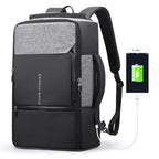 Men's Large Capacity Travel Backpack With USB Port