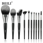 Beli 10pcs Professional Makeup Brush Set New Design Brushed Tube