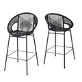 Outdoor Patio Barstool Set Weather Resistant