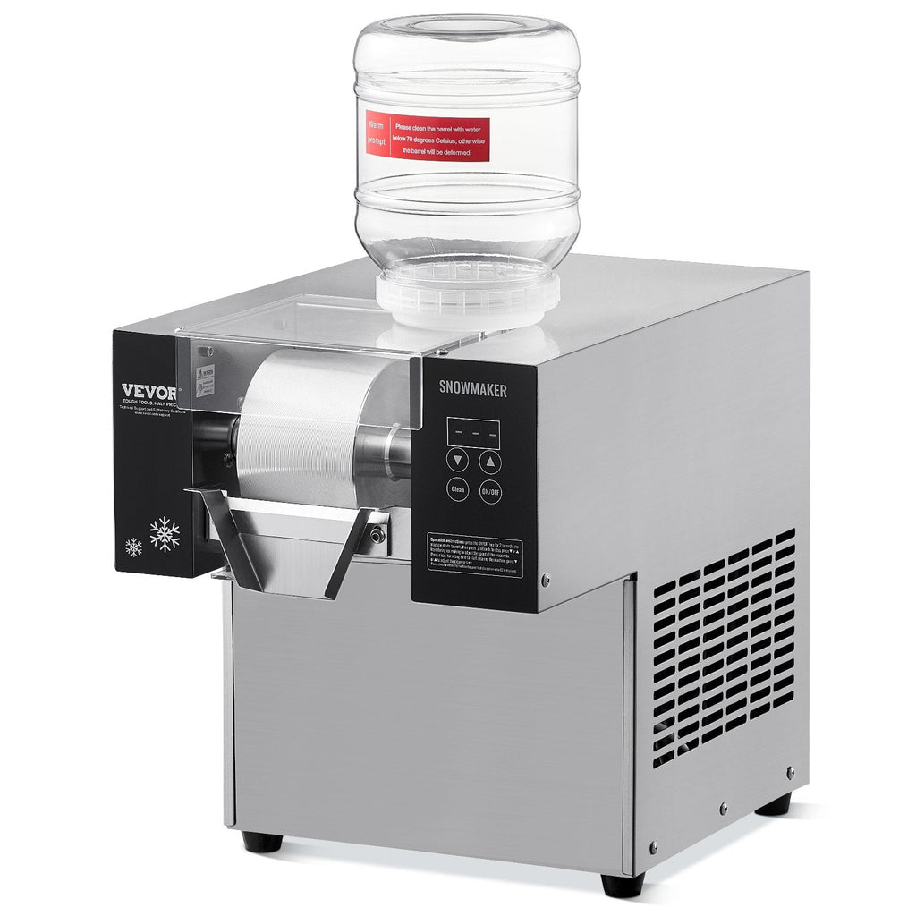 Commercial Snowflake Ice Machine 176LBS/24H Stainless Steel For Ice