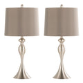 Ashland 27" Contemporary Metal Table Lamp Set of 2