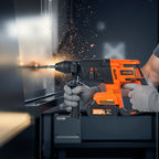 20V SDS-Plus Brushless Cordless Rotary Hammer Drill Kit 1 In 1200RPM 4