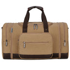 Men's Large Capacity Canvas Luggage Sports Gym Bag