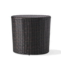 Barrel Side Table With Handcrafted Details