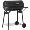 portable barrel charcoal BBQ grill