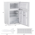 Black 3.2 cu. ft. Retro Mini Refrigerator