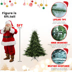 PE, PVC Christmas Tree, Green