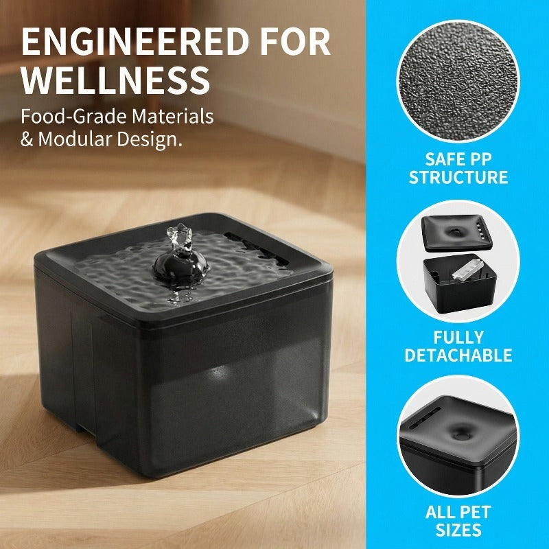Ultra Silent Circulating Pet Drinking Fountain, 3800ML Large Volume,