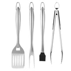 4PCS Grilling Tool Set BBQ Grill Accessories Stainless Steel Barbecue