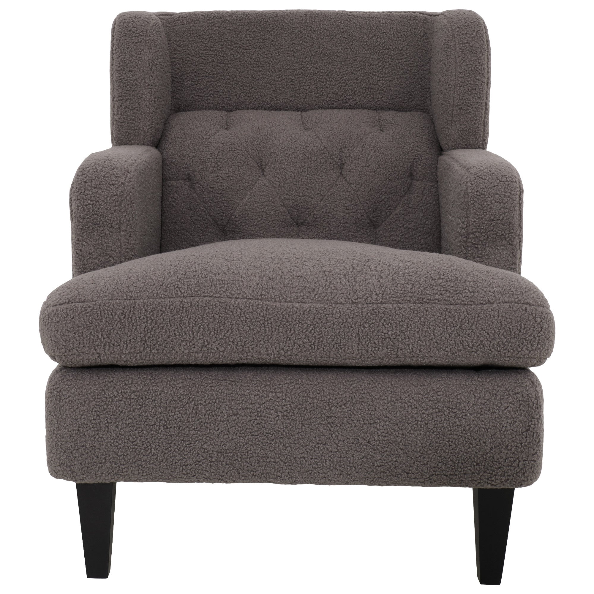 Modern Upholstered Accent Chair Tufted Armchair