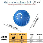 Blue And Orange Pet Bouncing Ball Fun Pet Bouncing Ball For Cats And