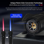 Torch Lighter, Bright Fire Lighter with Safety Lock and Adjustable
