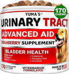 Dog UTI Treatment 170 Treats Cranberry Supplement For Dogs Bladder