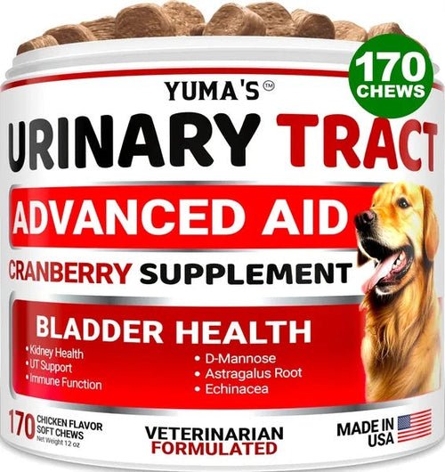 Dog UTI Treatment 170 Treats Cranberry Supplement For Dogs Bladder