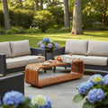 Melow Acacia Wood Coffee Table