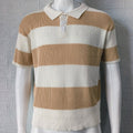 Mens Clothing Summer Fashion Lapel Sweater Short Sleeve Men Clothing