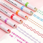 Net Celebrity Creative Curve Pen Roller Outline Pen Student Hand