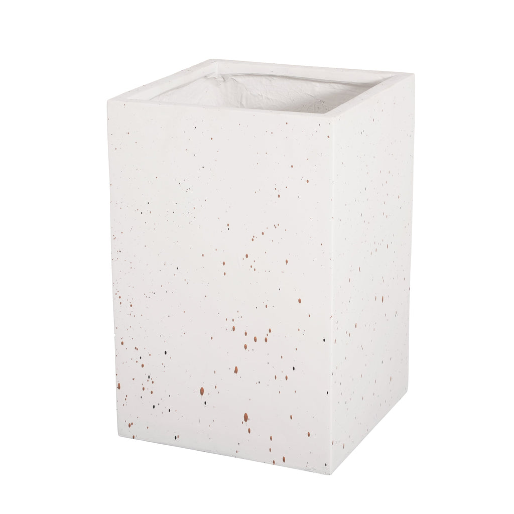 MGO Handmade Rectangle Planter Box, 20"H, White
