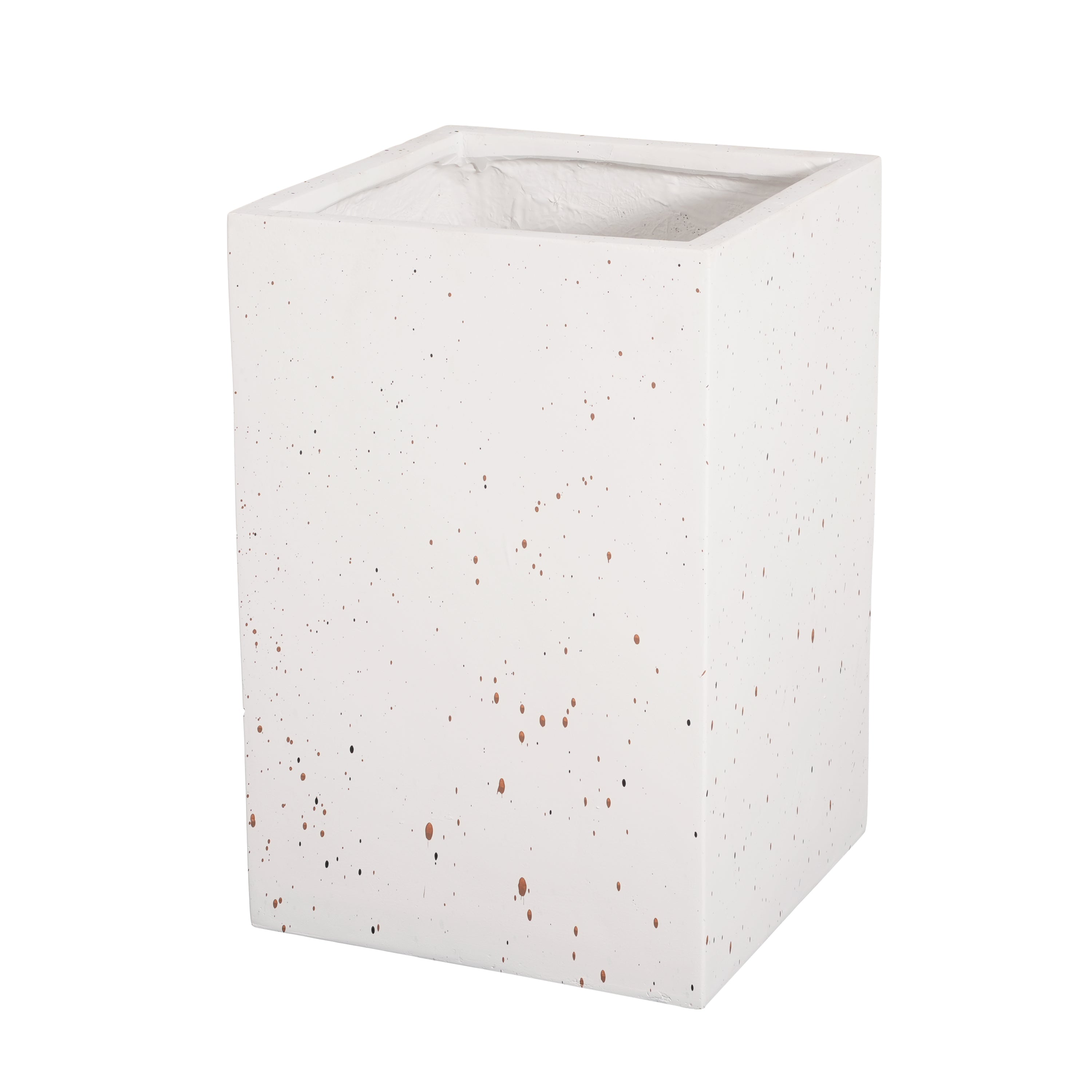 MGO Handmade Rectangle Planter Box, 20"H, White