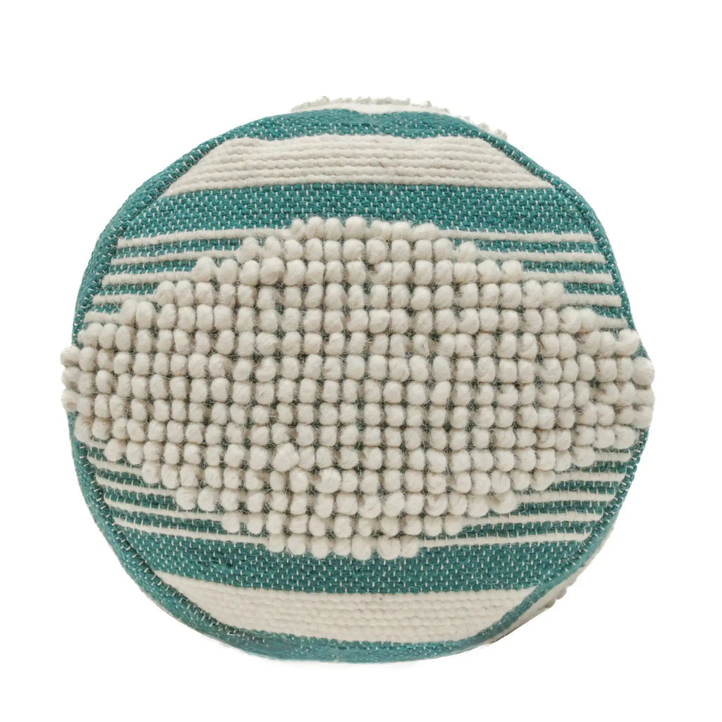 Diamond Handcrafted Cylindrical Pouf