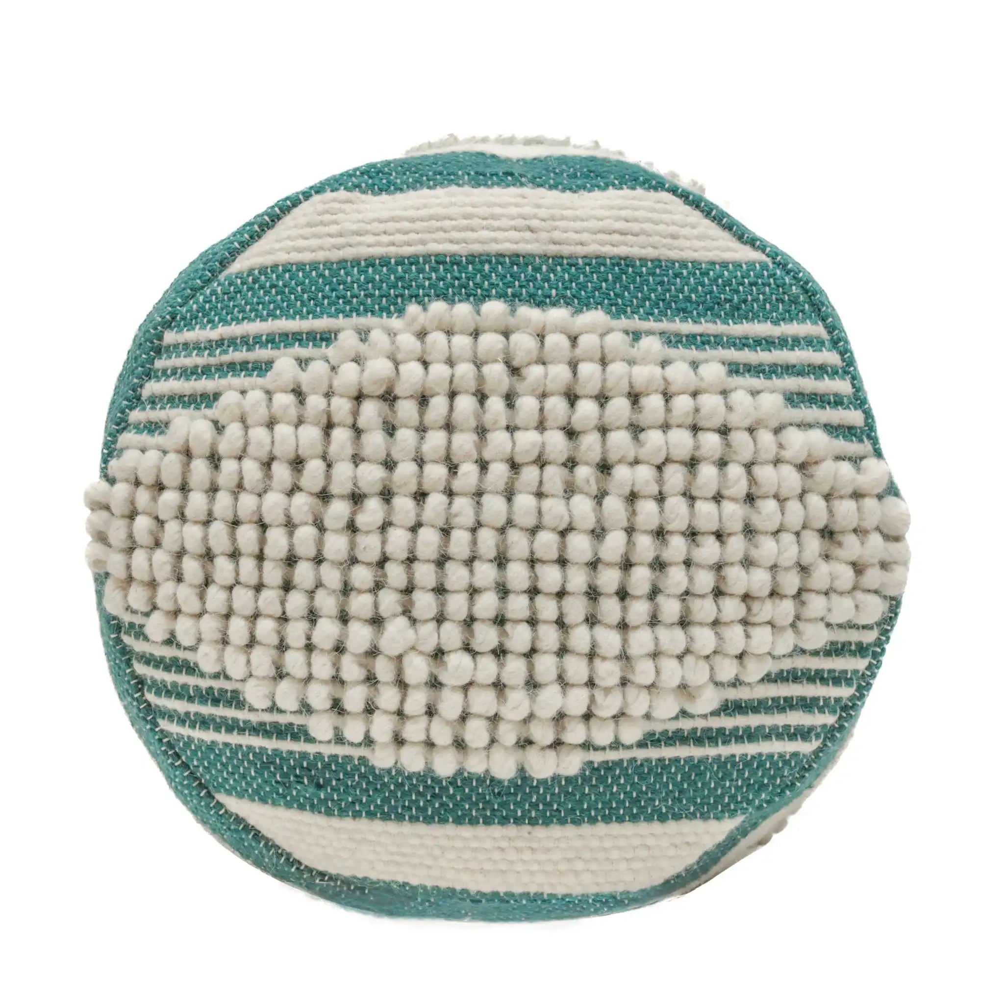 Diamond Handcrafted Cylindrical Pouf
