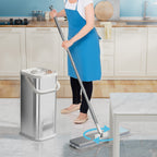 Separates Dirty Water Mop, Flat Mop And Bucket For Home With  Extra