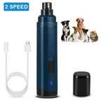 1Pc Dog Nail Grinder 2 Speeds Quiet USB Rechargeable Pet Nail Grinder
