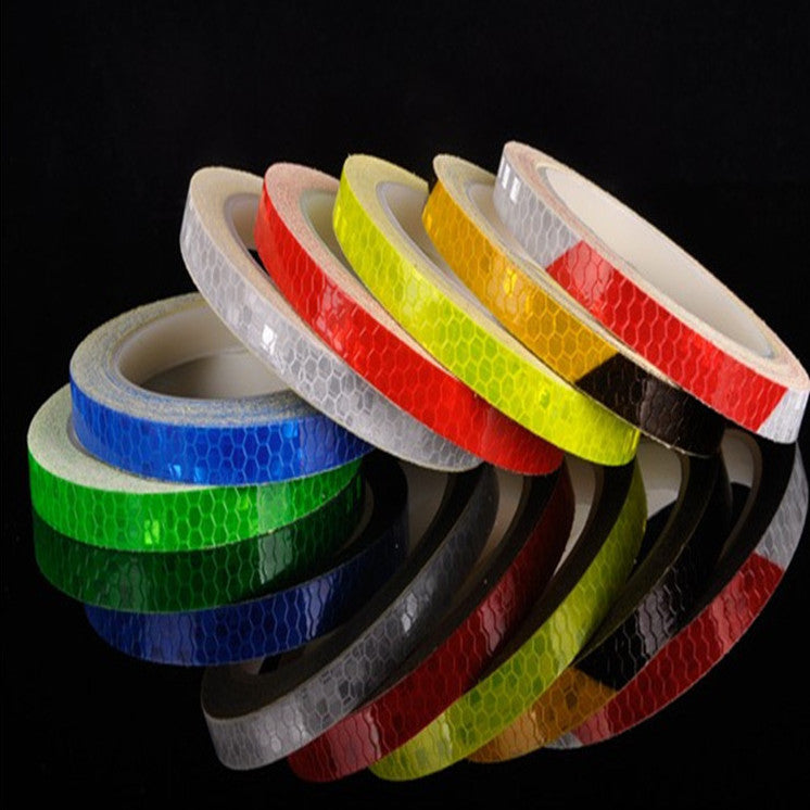 Car and motorcycle bicycle reflective stickers mountain bike luminous