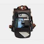 Stylish PU Leather Backpack for Everyday Adventures