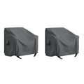 Outdoor Shield Patio Club Chair Cover in Dark Gray Fabric - 36 Inches